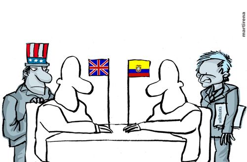 New talks between Ecuador and Britain over Julian Assange.