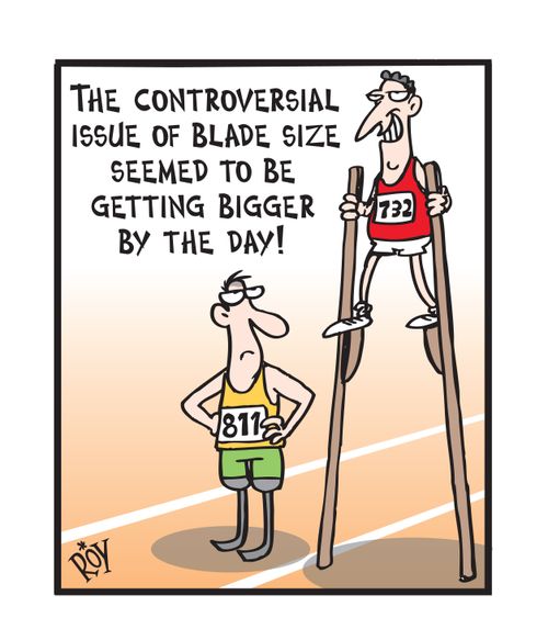 The controversial issue of blade size seemed to be getting bigger by the day!