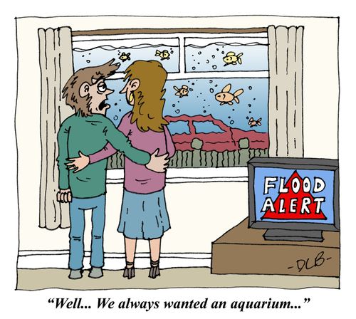 'Well... We always wanted an aquarium...'