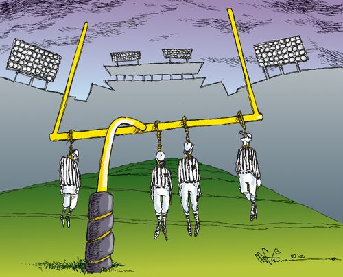 American Football Referee Controversy.