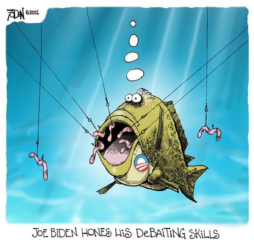 Joe Biden hones his debaiting skills.
