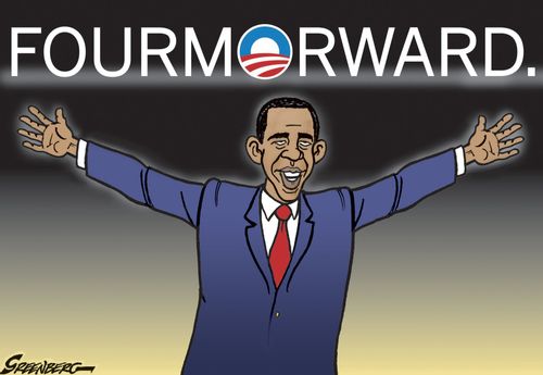 Fourmorward: Obama wins!