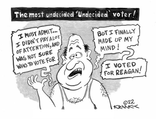 The most undecided 'Undecided' voter!