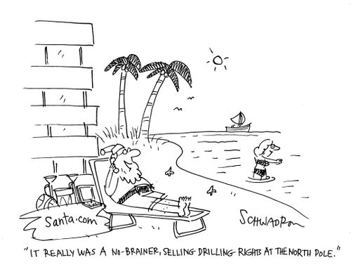 "It really was a no-brainer, selling drilling rights at the North Pole."