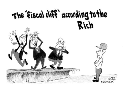 The 'Fiscal cliff' to the rich.