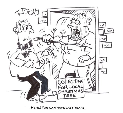 'Here! You can have last years.'