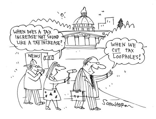 'When does a tax increase not sound like a tax increase?'