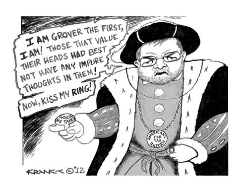 'I am Grover the First, I am! Those that value their heads had best not have any impure thoughts in them!'
