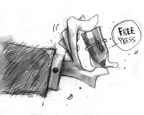 Squeezing the Free Press.