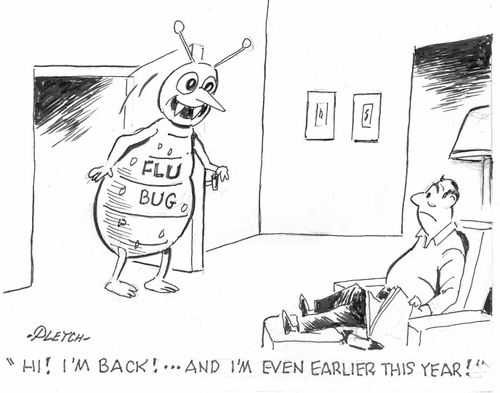'Hi! I'm back!....And I'm even earlier this year!'