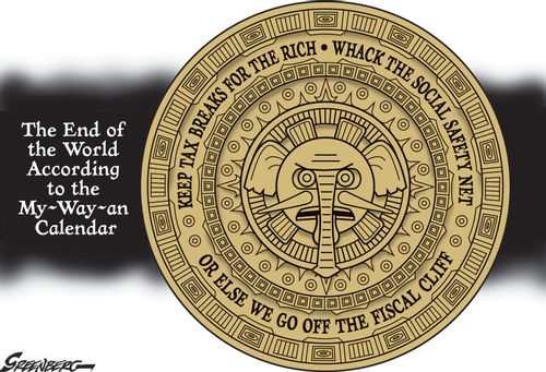 The end of the world according the My-Way-an Calendar.