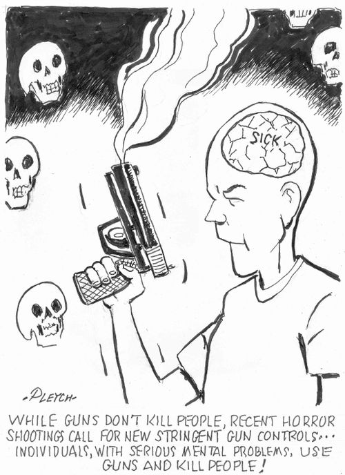 While guns don't kill people, recent horror shootings call for new stringent gun controls...