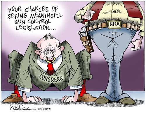 Your chances of seeing meaningful gun control legislation....