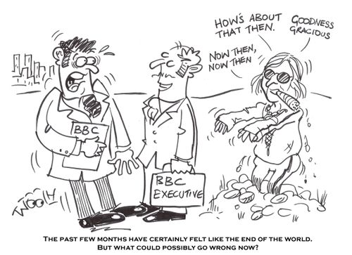 'The past few months have certainly felt like the end of the world. But what could possibly go wrong now?'