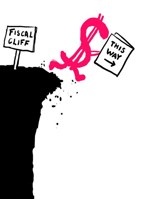 Fiscal cliff - US dollar falling over the edge.