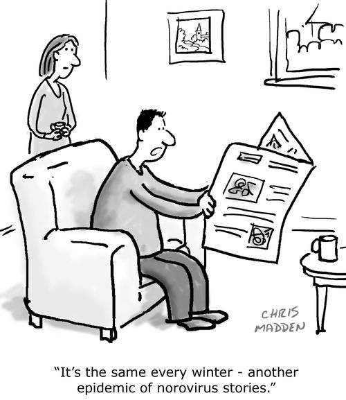 "It's the same every winter - another epidemic of norovirus stories."