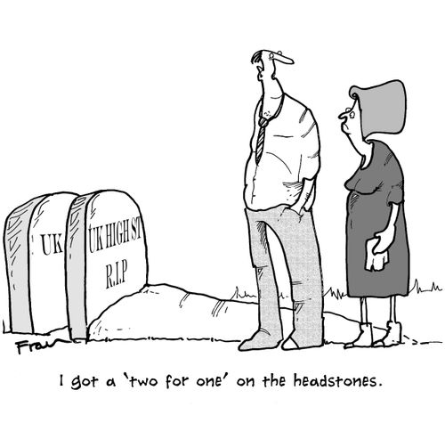 "I got a 'two for one' on the headstones."