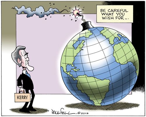 Kerry's New Job: Be careful what you wish for...
