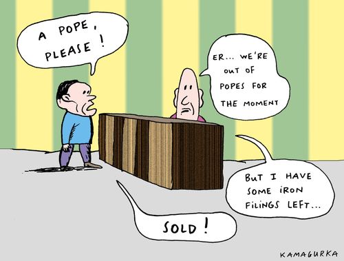 'A pope, please!'