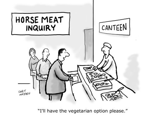 'I'll have the vegetarian option please.'