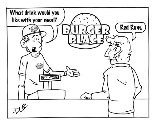 'What drink would you like with your meal?'