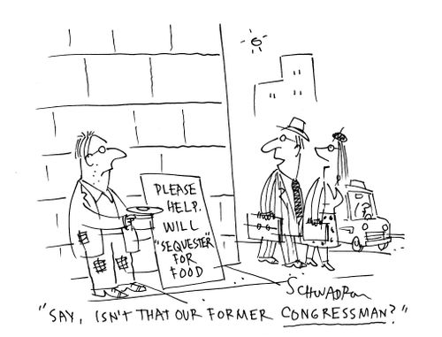 'Say, isn't that our former congressman?'