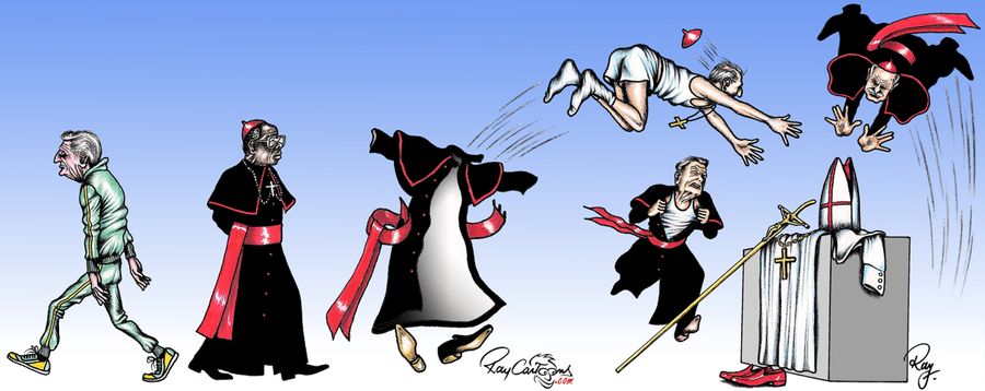 Pope succession battle.