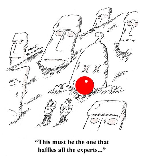 'This must be the one that baffles all the experts...'
