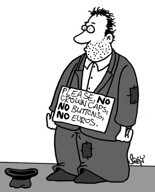 Please, NO crown caps, NO buttons, NO Euros.
