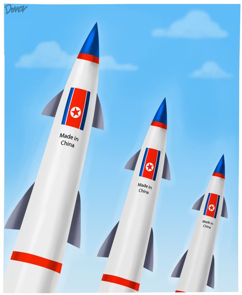 North Korean Missiles: Made in China.
