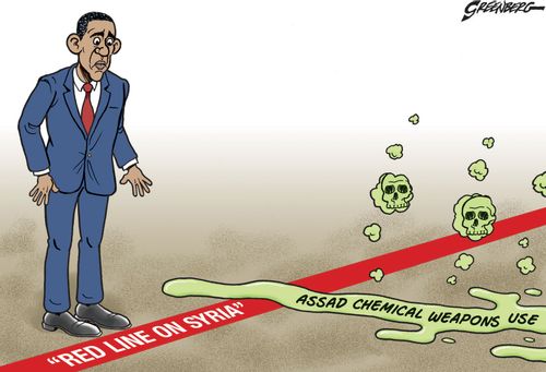 Assad chemical weapons use.