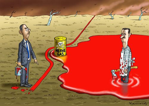 The red line of Obama.