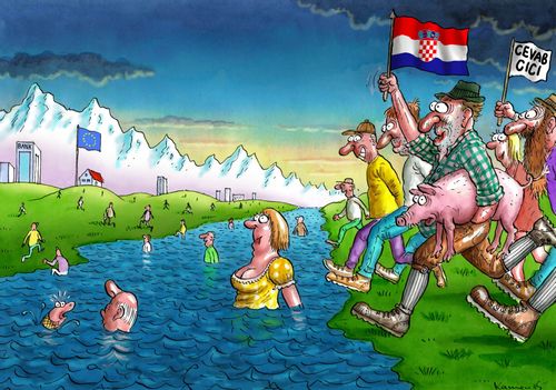 Croatia joins the EU.