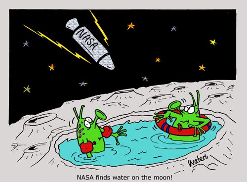 NASA find water on the moon!