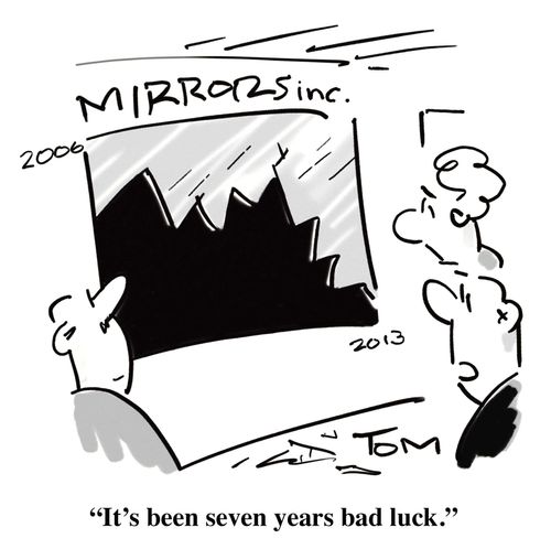 'It's been seven years bad luck.'
