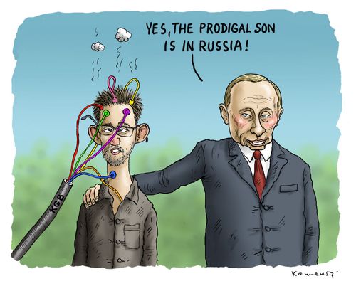 'Yes, the prodigal son is in Russia!'