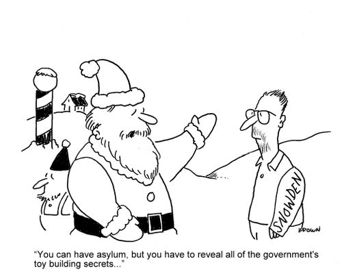 'You can have asylum, but you have to reveal all of the government's toy building secrets...'