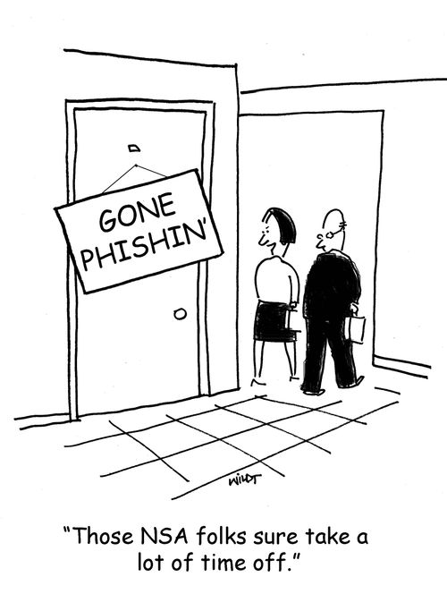 Those NSA folks sure take a lot of time off.