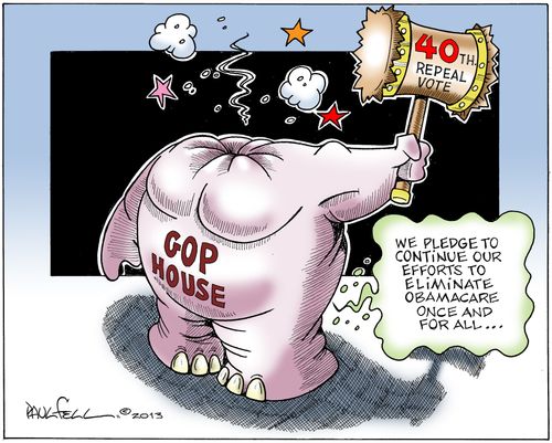 GOP House: 'We pledge to continue our efforts to eliminate Obamacare. . .'