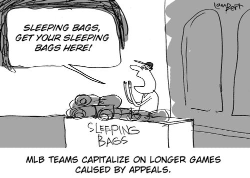 MLB Teams Capatalize on Longer Games Caused by Appeals.