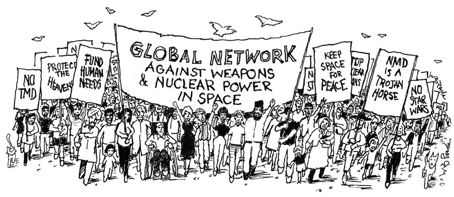 Global Network Against Weapons & Nuclear Power in Space.