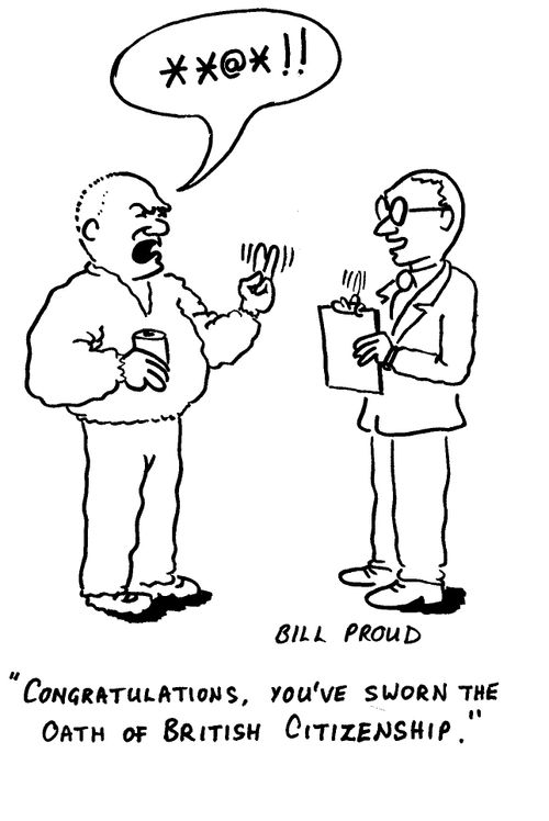 'Congratulations, you've sworn the oath of British Citizenship.'