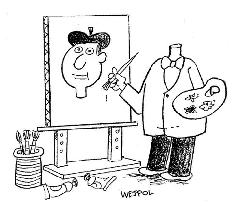 The self-portrait.