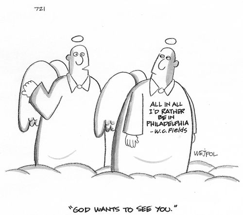 'God wants to see you.'