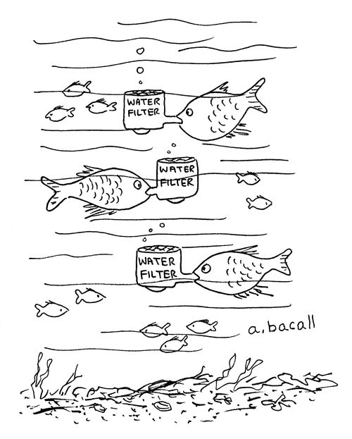 Fish with Water Filters.