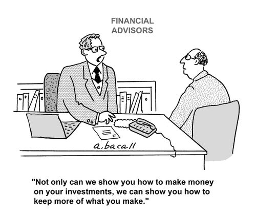 'Not only can we show you how to make money on your investments, we can show you how to keep more of what you make.'
