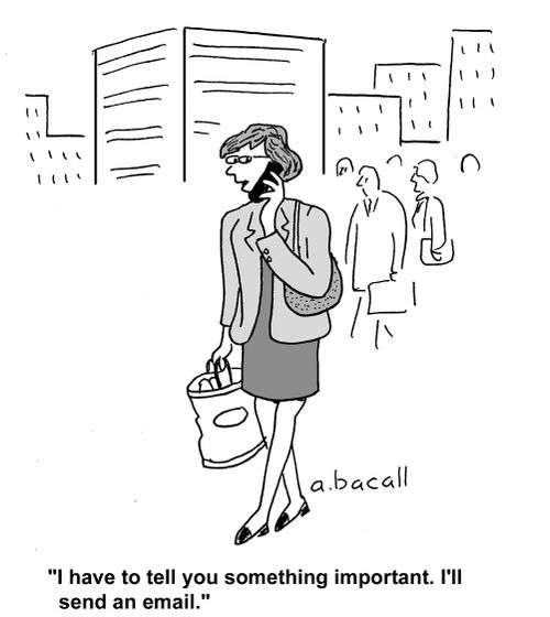 'I have to tell you something important. I'll send an email.'