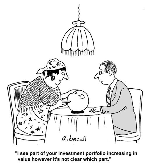 'I see part of your investment portfolio increasing in value however it's not clear which part.'