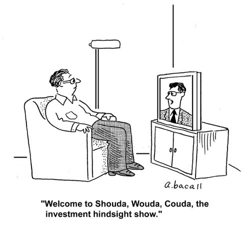 'Welcome to Shouda, Wouda, Couda, the investment hindsight show.'