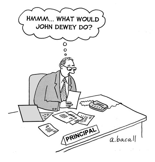 'Hmmm...What would John Dewey do?'